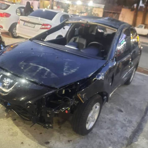 ماشین تصادفی 207 مشکی